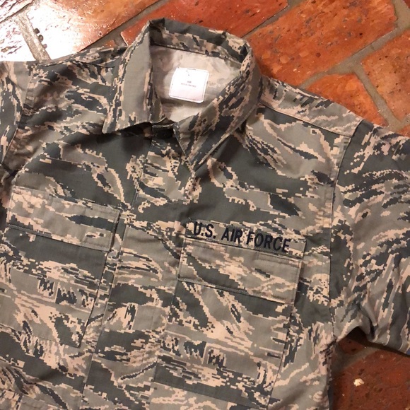 U.S Air Force Camouflage Combat Utility Shirt sz 40R - Picture 2 of 10